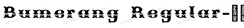 Bumerang Regular字体转换